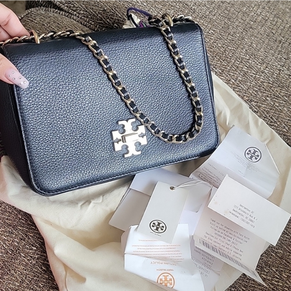 Tory Burch Black Chain Shoulder Bag